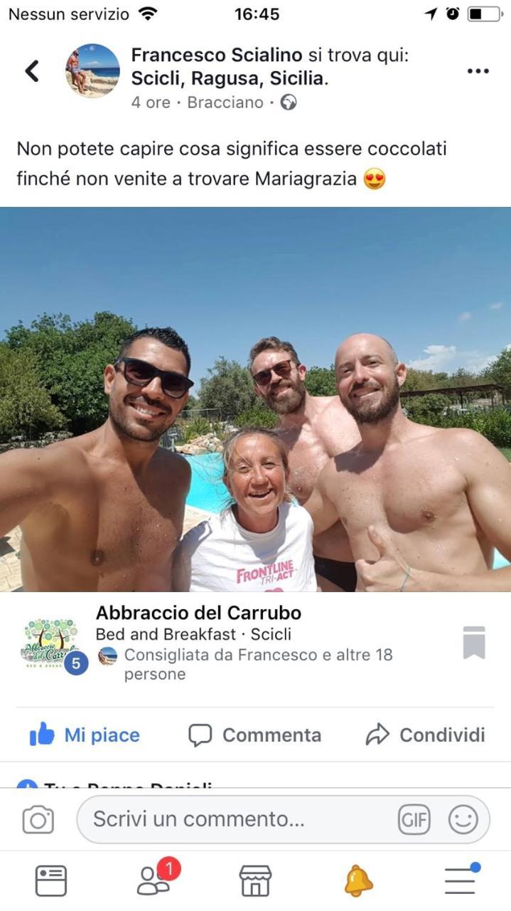 Abbraccio Del Carrubo Acomodação com café da manhã Scicli Exterior foto